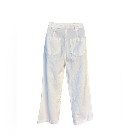 Mined by Los Angeles women’s white wide leg denim jeans size 7 preloved no flaws - Picture 7 of 9